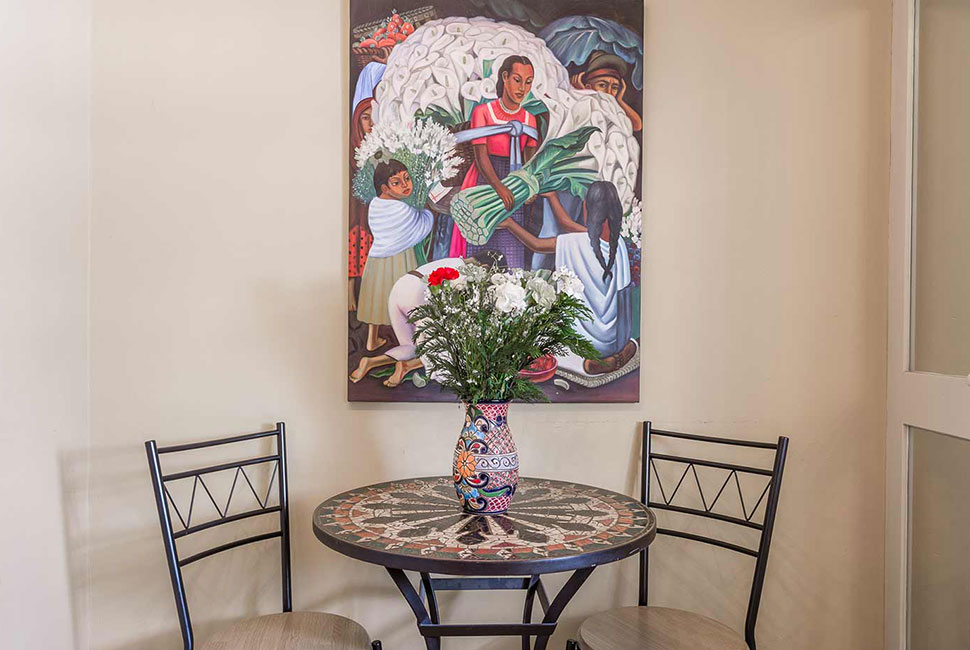 Photo of Diego Studio Seating In The Dining Area, Replica Diego Painting