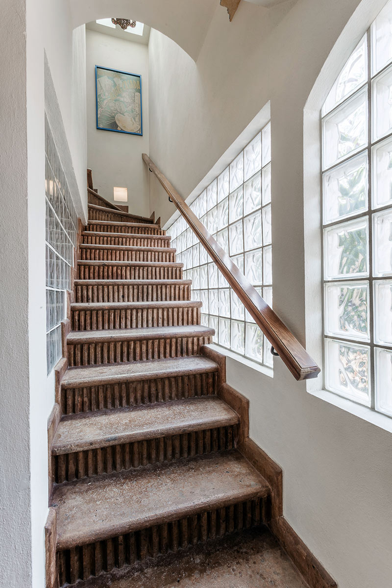 Photo of Casa de la Vista Stairs Leading to the Third Floor Master Bedroom and View Terrace